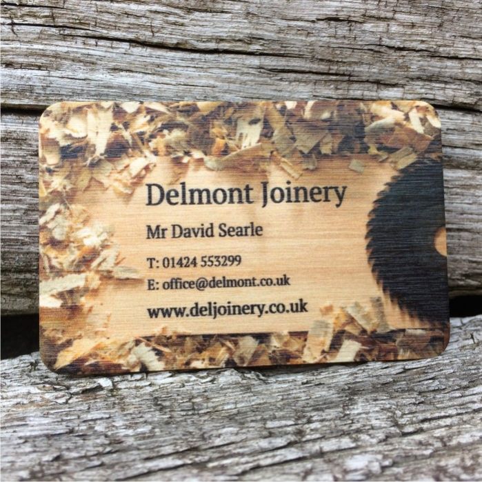 Wood Business Cards (Qty 100)